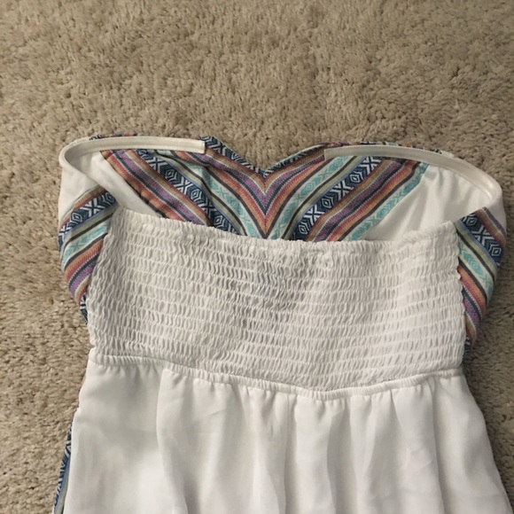 Strapless sheer maxi dress - Picture 6 of 10